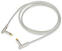 Adapter/Patch-kabel RockBoard Flat Patch Cable - SAPPHIRE Sølv 120 cm Vinklet - Vinklet
