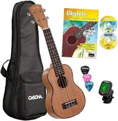 Cascha HH 2027 GB Premium Mahogany Soprano Ukulele Bundle EN Cascha HH 2027 GB Premium Mahogany Soprano Ukulele Bundle EN