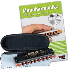 Diatonična ustna harmonika Cascha HH 1610 EN Professional Blues Set Diatonična ustna harmonika