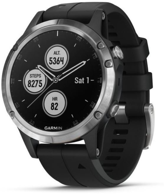 Smartwatch Garmin fenix 5 Plus Preto-Silver Smartwatch