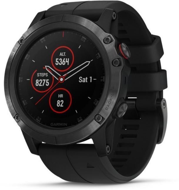 Smartwatch Garmin fenix 5X Plus Saphire Preto Smartwatch