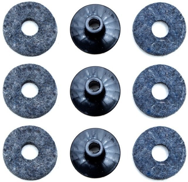 Trumlager/gummiband Zildjian CFS 3 Cymbal Felt And Sleeve 3 Pack