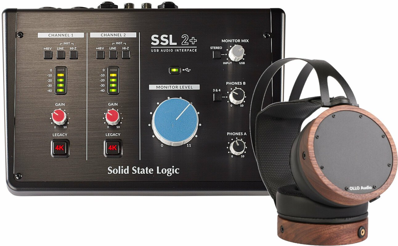 USB audio převodník - zvuková karta Solid State Logic SSL 2+ Set 2