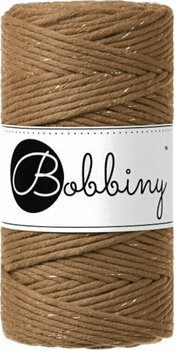 Cord Bobbiny Macrame Cord 3 mm 100 m Golden Caramel Cord - 1