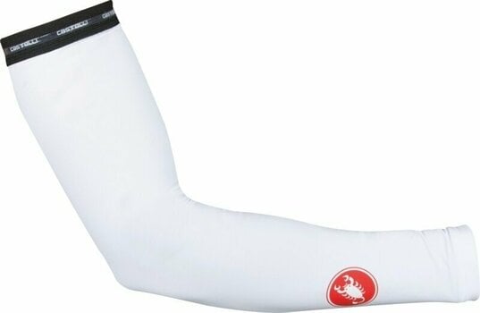 Cycling Arm Sleeves Castelli UPF 50 + Light White M Cycling Arm Sleeves - 1