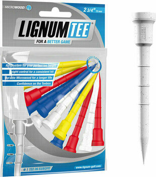 Stalak za golf lopticu - Tees Lignum Tee 2 3/4 Inch Mix Colours 12 pcs - 1