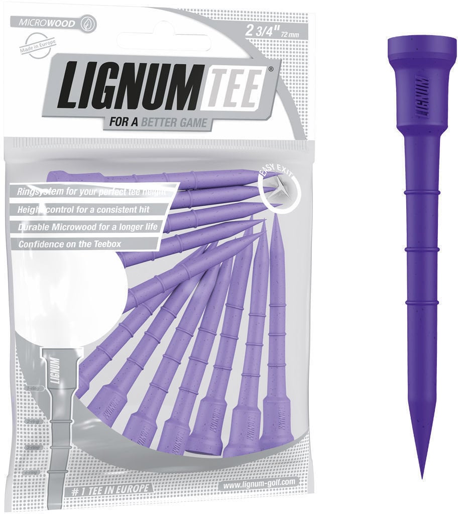 Stalak za golf lopticu - Tees Lignum Tee 2 3/4 Inch Flying Purple 12 pcs