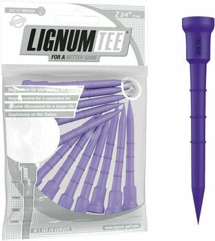 Golfové týčka Lignum Tee 2 3/4 Inch Flying Purple 12 pcs - 1