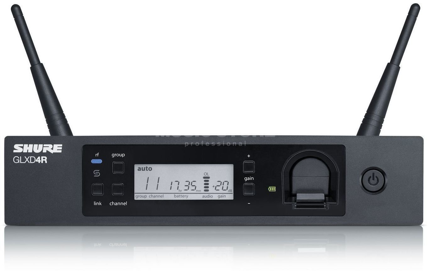 Přijímač Shure GLXD4RE Přijímač Z2: 2404-2478 MHz