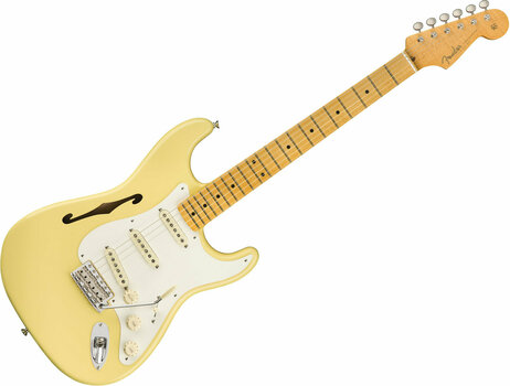 Guitare électrique Fender Eric Johnson Thinline Stratocaster MN Vintage White Guitare électrique - 1