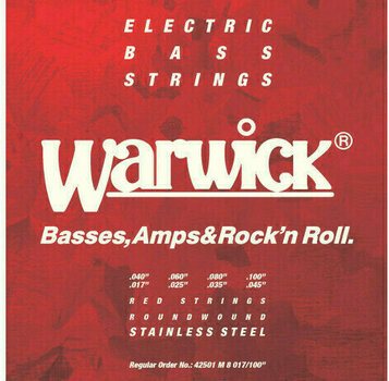 Struny pro baskytaru Warwick 42501-M-8-017-100 - 1