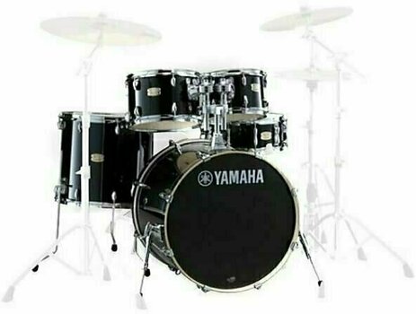 Akoestisch drumstel Yamaha Hybrid Stage Custom pack Raven Black - 1