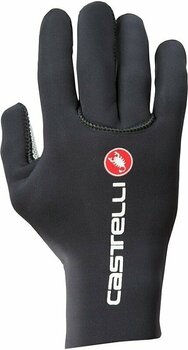 Cyklistické rukavice Castelli Diluvio C Black S-M Cyklistické rukavice - 1