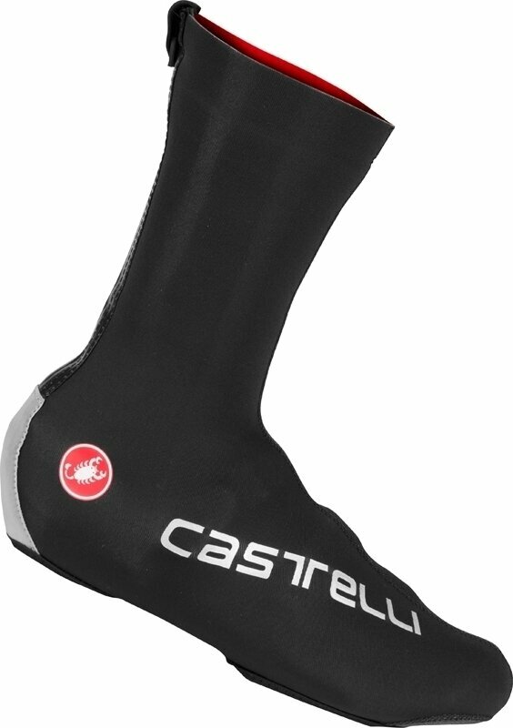 Kolesarske galoše Castelli Diluvio Pro Black 2XL Kolesarske galoše