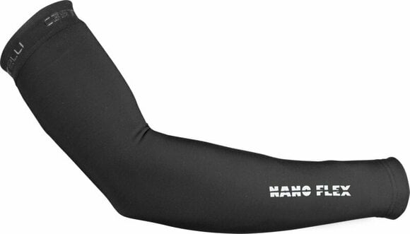 Manguitos para ciclismo Castelli Nano Flex 3G Black S Manguitos para ciclismo - 1