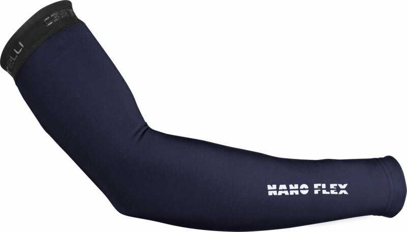 Mangas de brazo de ciclismo Castelli Nano Flex 3G Savile Blue S Mangas de brazo de ciclismo