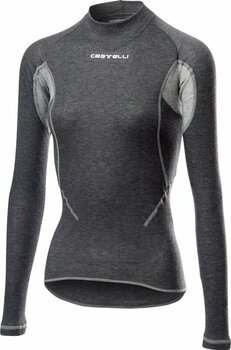 Jersey/T-Shirt Castelli Flanders 2 W Warm Long Sleeve Jersey Gray XS - 1