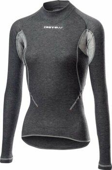Fietsshirt Castelli Flanders 2 W Warm Long Sleeve Jersey Gray XL - 1