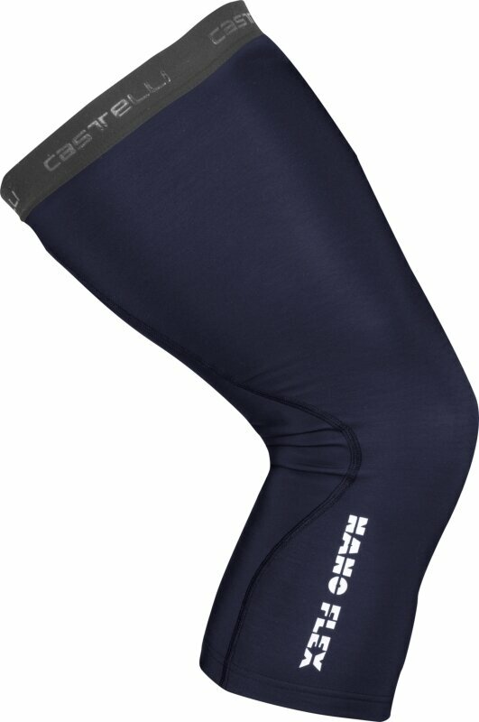 Cycling Knee Sleeves Castelli Nano Flex 3G Savile Blue L Cycling Knee Sleeves