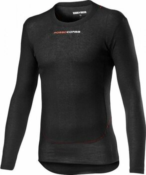 Mez kerékpározáshoz Castelli Prosecco Tech Long Sleeve Funkcionális ruházat Black S - 1