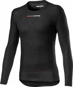 Cycling jersey Castelli Prosecco Tech Long Sleeve Functional Underwear Black L - 1