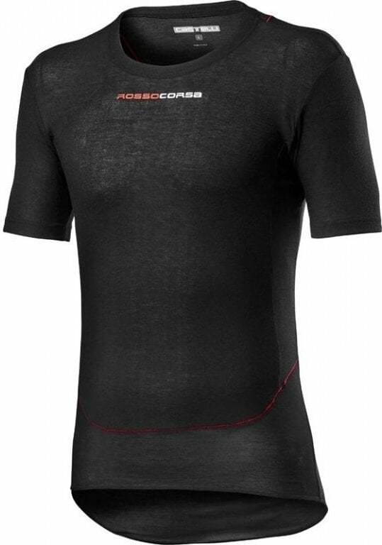 Odzież kolarska / koszulka Castelli Prosecco Tech Long Sleeve Bielizna funkcjonalna Black M