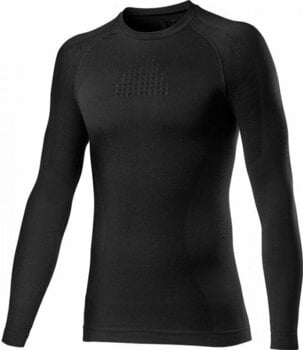 Odzież kolarska / koszulka Castelli Core Seamless Base Layer Long Sleeve Bielizna funkcjonalna Black L/XL - 1