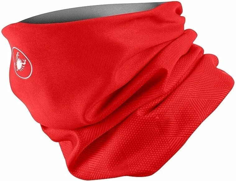 Gorra de ciclismo Castelli Pro Thermal Rojo UNI Calentador de cuello