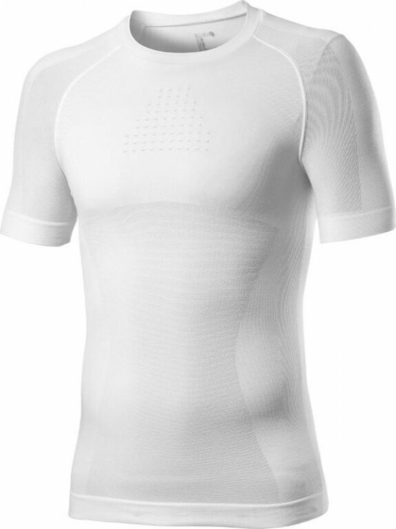 Cycling jersey Castelli Core Seamless Base Layer Short Sleeve Functional Underwear White 2XL