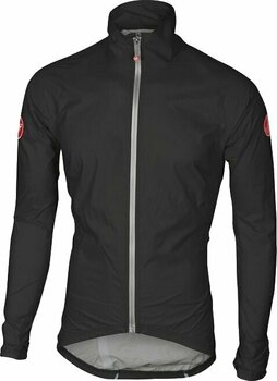 Cycling Jacket, Vest Castelli Emergency 2 Rain Light Black S Jacket - 1