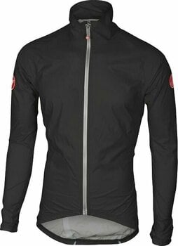 Cycling Jacket, Vest Castelli Emergency 2 Rain Light Black M Jacket - 1