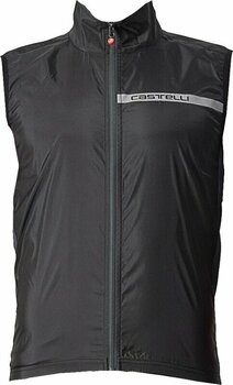 Kolesarska jakna, Vest Castelli Squadra Stretch Light Black/Dark Gray 3XL Telovnik - 1