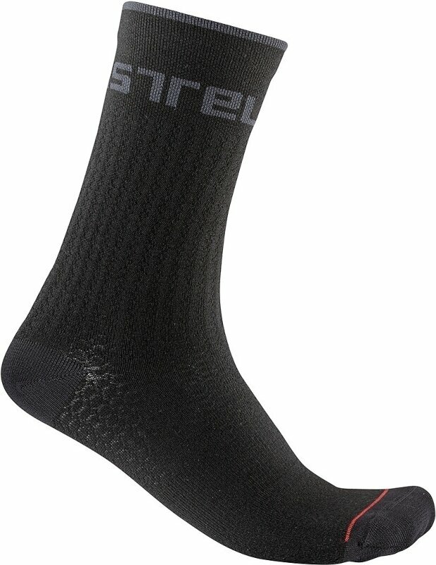 Cycling Socks Castelli Distanza 20 Sock Black L/XL Cycling Socks