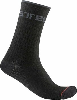 Fahrradsocken Castelli Distanza 20 Sock Black L/XL Fahrradsocken - 1