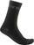 Meias de ciclismo Castelli Distanza 20 Sock Black 2XL Meias de ciclismo