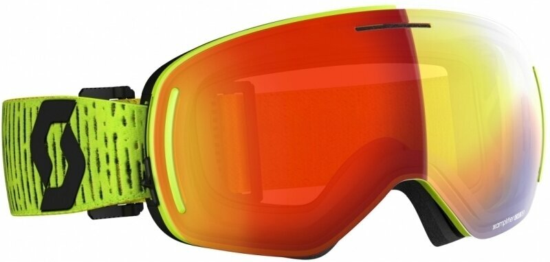 Ski-bril Scott LCG Evo Yellow/Red Chrome Ski-bril