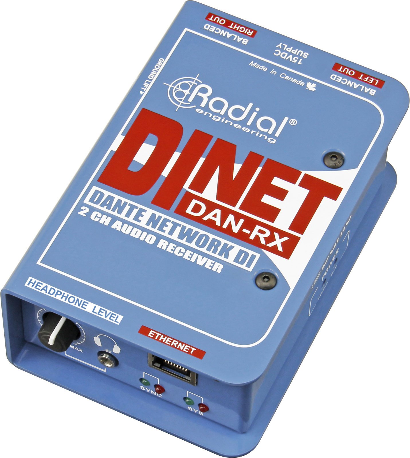 Zvučni procesor Radial DiNET DAN-RX2