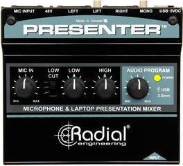 Analógový mixpult Radial Presenter Analógový mixpult