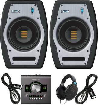 2-obsežni aktivni studijski monitor Fluid Audio FPX7 Pro SET - 1