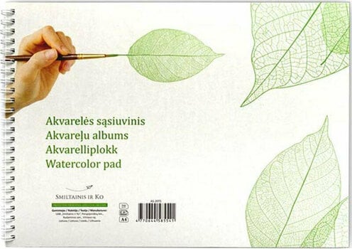 Sketchbook Smiltainis Watercolour Block Sketchbook 20 A4 200 g - 1