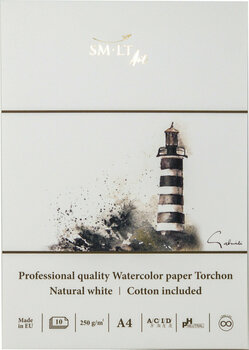 Sketchbook Smiltainis Watercolour Block Sketchbook 10 A4 250 g - 1