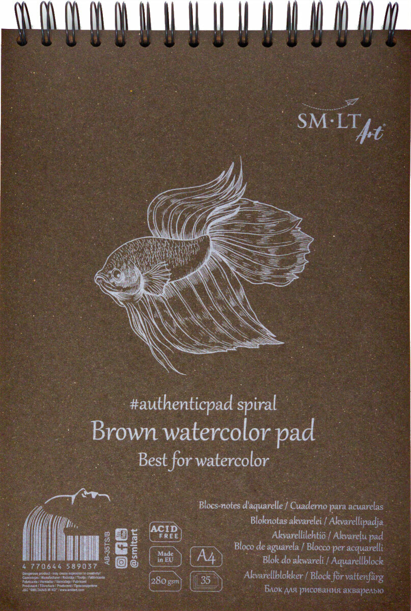 Sketchbook Smiltainis Watercolour Block A4 280 g