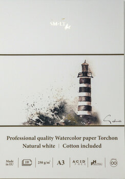 Sketchbook Smiltainis Watercolour Block Skitsebog 10 A3 250 g - 1