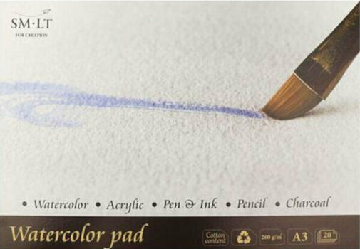 Carnete de Schițe Smiltainis Watercolour Block Caiet de schițe 20 A3 260 g - 1