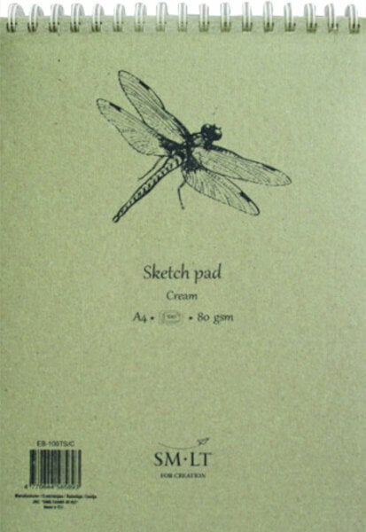 Sketchbook Smiltainis Sketch Pad A4 80 g