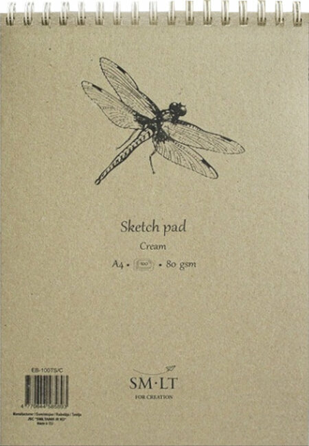 Sketchbook Smiltainis Sketch Pad A5 80 g Sketchbook