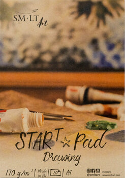 Carnete de Schițe Smiltainis Sketch Pad Caiet de schițe 20 A4 170 g - 1