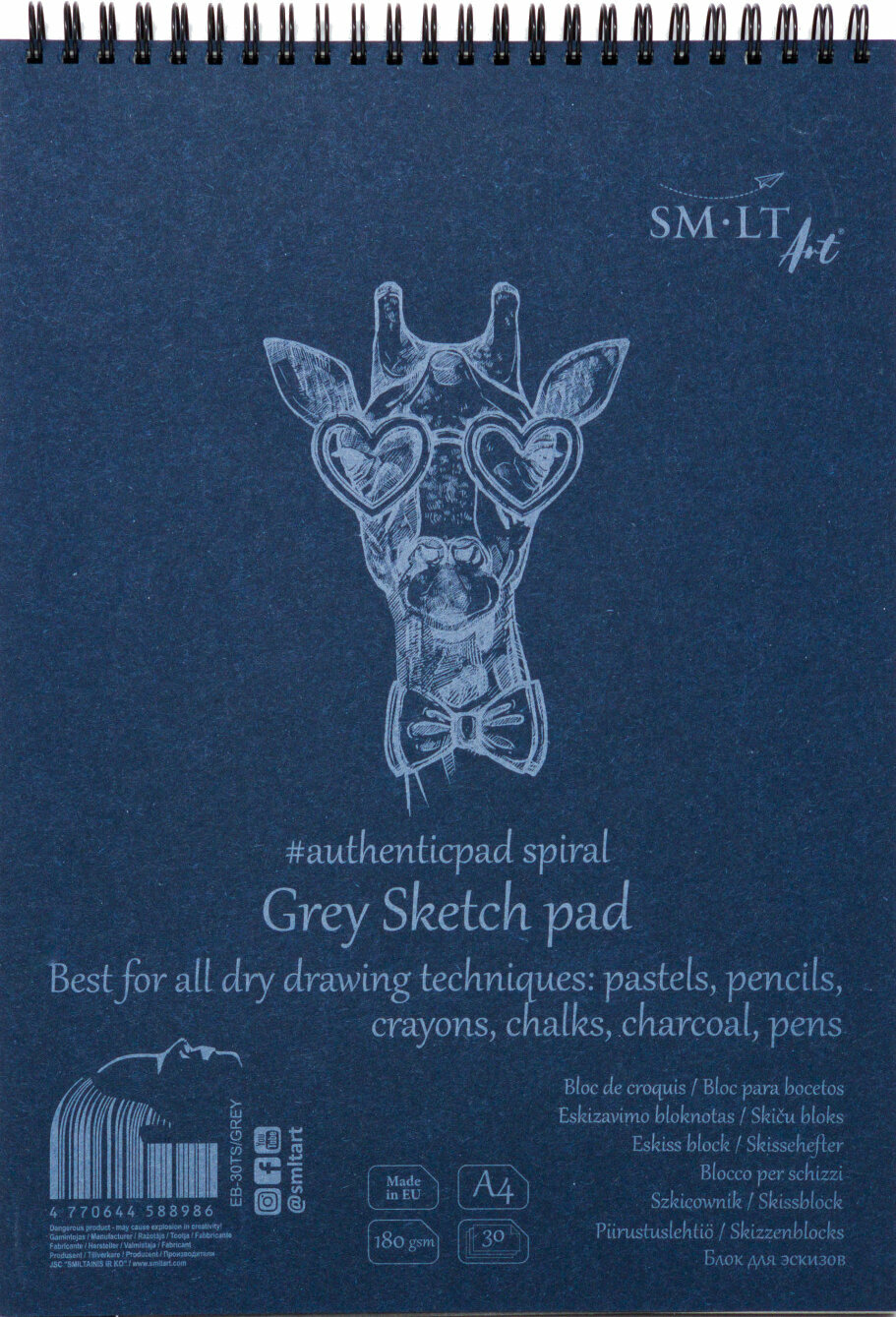 Schetsboek Smiltainis Sketch Pad A4 180 g