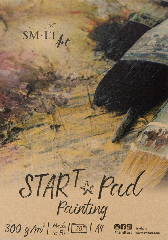 Carnete de Schițe Smiltainis Oil and Acryl Caiet de schițe 20 A4 300 g