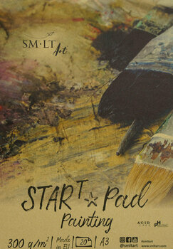 Sketchbook Smiltainis Oil and Acryl Skitsebog 20 A3 300 g - 1